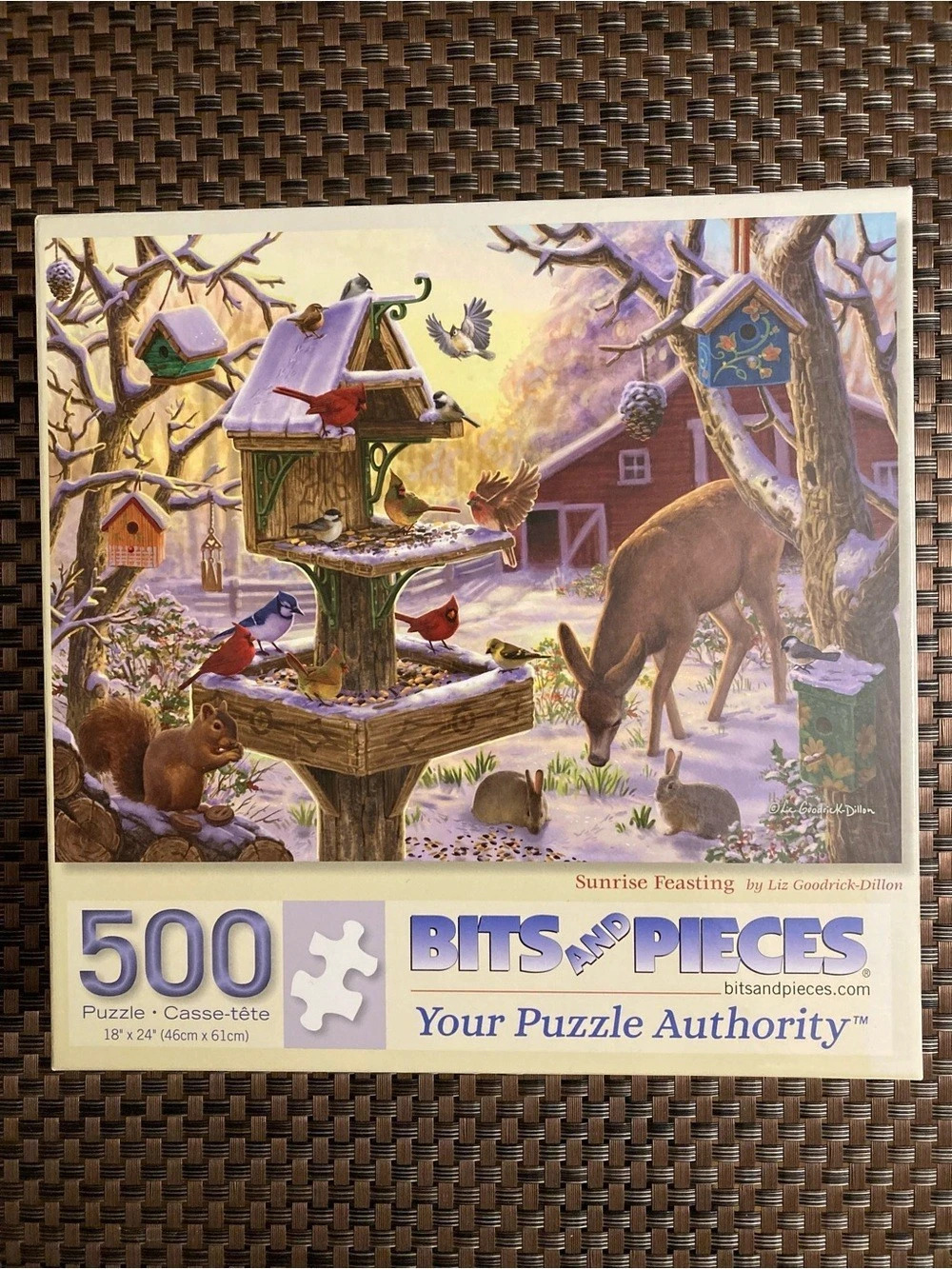 50% OFF if Bundled / Bits And Pieces Sunrise Feasting 500-Piece Wildlife Puzzle